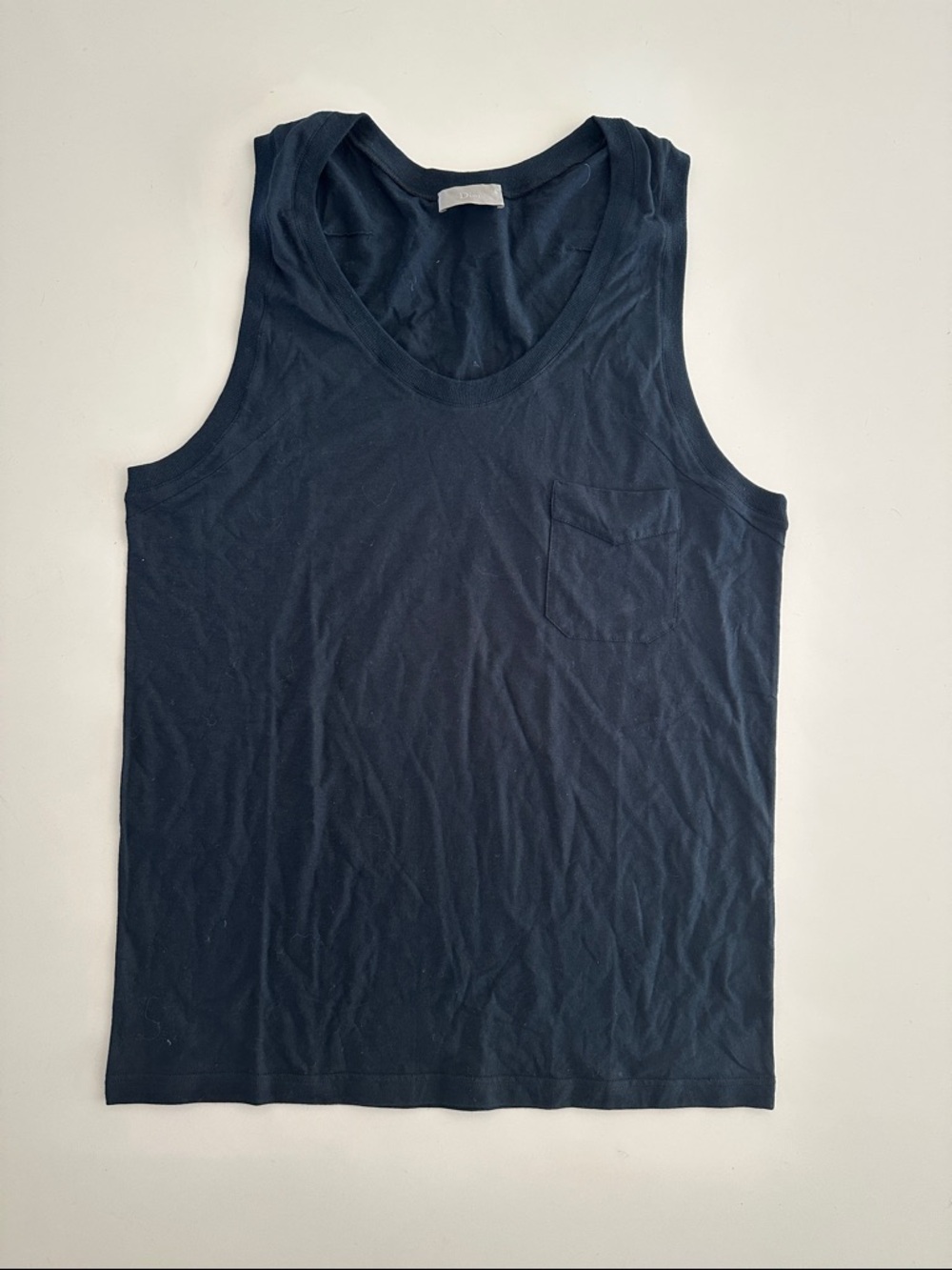 Dior Sleeveless Black Tank